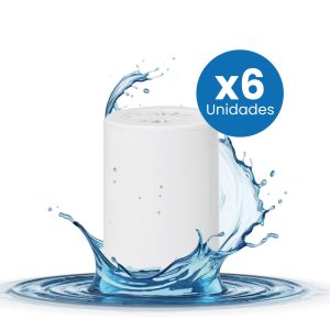 Pack x 6 repuestos para Purificador Beauty Ducha